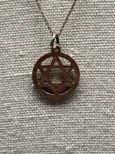 lot 6B image: Geometric Sterling Silver 925 Pendant Necklace