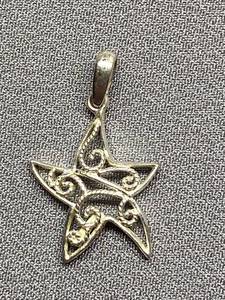 lot 21B image: 925 Sterling Silver Star Pendant