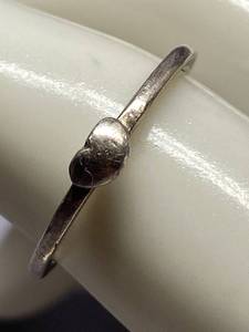 lot 31B image: Sterling Silver 925 Friendship Heart Ring Size 6.75