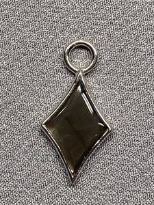 lot 44B image: Sterling Silver 925 Diamond Shape Pendant