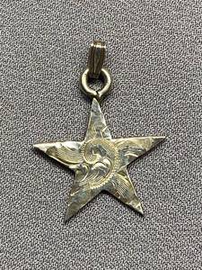 lot 62B image: Sterling Silver 925 Star Pendant