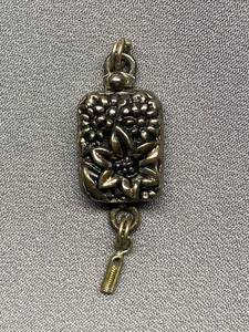 lot 84B image: Sterling Silver 925 Floral Charm Pendant