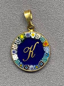 lot 85B image: Sterling Silver 925 Mosaic Pendant with K