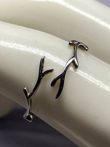 lot 94B image: Sterling Silver 925 Branch Design Ring