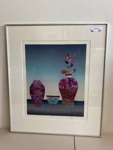 lot 6H image: Framed Limited Edition Print Azure Trio by Michael John Marche, 2875