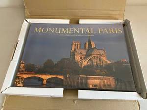 lot 31H image: Monumental Paris Hardcover Book by Herve Champollion & Aude de Tocqueville