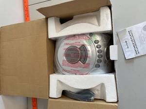 lot 93U image: Unopened Portable CD Player with AMFM Radio and Cassette