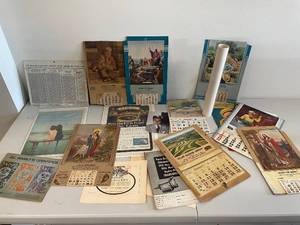 lot 98U image: Vintage Calendar and Print Collection, 1950s-1960s
