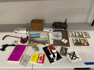 lot 107U image: Vintage Collection of Books, Toy Vehicles, and Family Photos