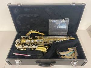 Bundy Alto Saxophone with Case and Reeds