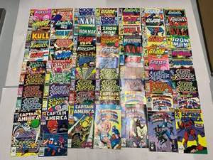 lot 13R image: Marvel Comic Collection Captain America, Silver Surfer & More