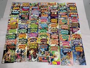 lot 18R image: Marvel Comics Collection Power Pack, Punisher, Hulk (99 Issues)