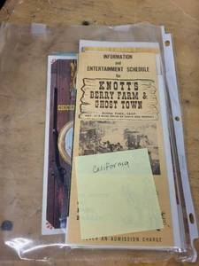 lot 8S image: Vintage Southern California Brochures and Postcards Collection