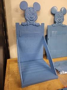 lot 14S image: Set of 4 Mickey Mouse Book Racks with Easy Assembly