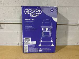 lot 326 image: Cosco Kids Simple Fold High Chair, Noir Dot