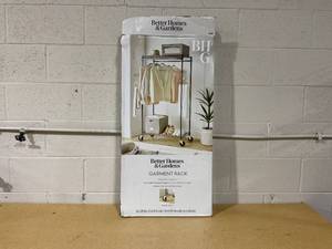lot 332 image: Better Homes & Gardens Double Hanging Garment Rack