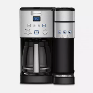 lot 24 image: Cuisinart Coffee Center 12 Cup Coffeemaker and Single-Serve Brewer Stainless Steel