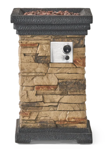 lot 51 image: Troy Outdoor 19-Inch Liquid Propane Fire Column