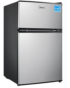 lot 55 image: Midea 2-Door Compact Refrigerator, 3.1 cu ft