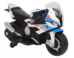 lot 58 image: Best Ride on Cars 12V BMW Motorcycle Powered Ride-On - White Plastic, 3 Years, 50 lb Capacity