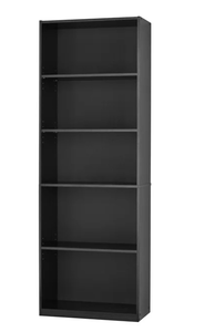 lot 329 image: Mainstays 5-Shelf Bookcase with Adjustable Shelves