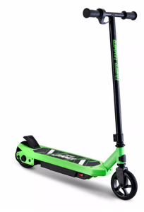 lot 405 image: Hyper Jammer Kids Electric Scooter 12 Volt Battery Powered Scooter - Green Steel Frame, 10 MPH