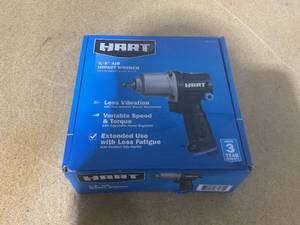 lot 133 image: HART 38 Inch. Air Impact Wrench, Twin-hammer Impact Mechanism, 250 ft-lbs of Torque