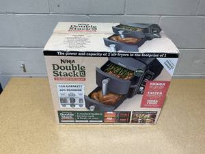 Ninja DoubleStack XL 10qt, 6-in-1, 2-Basket Air Fryer, Space Saving Design SL401: Ninja Foodi