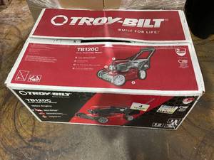 lot 30 image: Troy-Bilt 21 163cc Gas Powered Walk-Behind Push Mower, TB120C