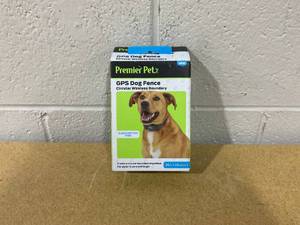 lot 359 image: Premier Pet GPS Dog Fence Colla, Circular Wireless Boundary, Rechargeable