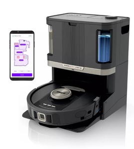 lot 1 image: Shark Power Detect 2-in-1 Robot Vacuum and Mop with NeverTouch Pro Base - RV2820ZE
