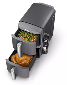 lot 5 image: Ninja DoubleStack XL 10qt, 6-in-1, 2-Basket Air Fryer, Space Saving Design SL401 Ninja Foodi