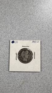 lot 33 image: 1900-O Barber Half Dollar Coin