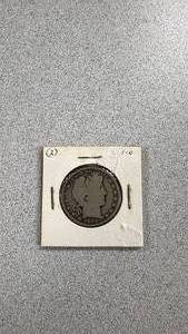 lot 36 image: 1900 US Barber Half Dollar Coin