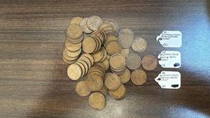 lot 105 image: Lot of Lincoln Wheat Cents from
