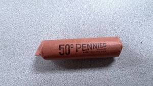 lot 58 image: Roll of 50 Vintage 1944-S Pennies