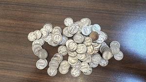 lot 66 image: Collection of American Silver Dimes