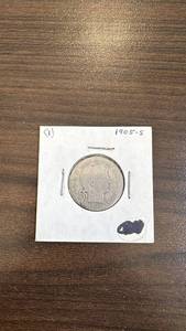 lot 76 image: 1905-S Barber Dime in Protective Holder