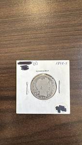 lot 77 image: 1898 Barber Half Dollar Coin
