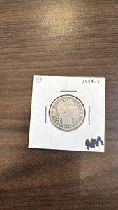 lot 78 image: 1894-S Barber Quarter Coin