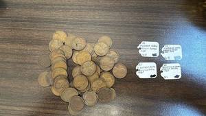 lot 94 image: Collection of Wheat Lincoln Cents