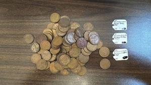 lot 97 image: Collection of Vintage Lincoln Cents