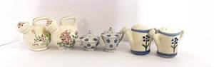 lot 17 image: Three Vintage Pairs of Japan Salt and Peppers