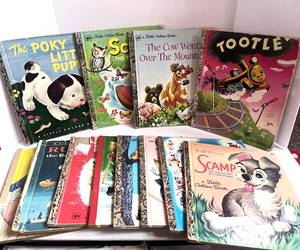 lot 61 image: Set of 14 Vintage a Little Golden Books