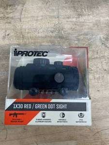 lot 74 image: iPROTEC 1x30mm Red Dot Reflex Sights IPR-ELC-0001, Color Black, Battery Type CR2032, Lithium Metal