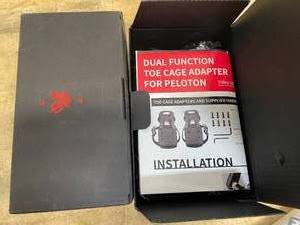 lot 39 image: Dual Function Toe Cage Adapter For Peloton Lot of 2 Sets