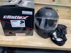 lot 117 image: Castle X Atom SV Modular Snow Helmet (Matte Black - Large)