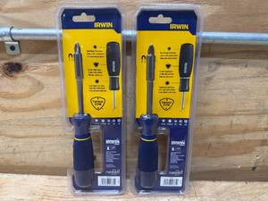 lot 45 image: IRWIN Screwdriver, Magnetic lot of 2