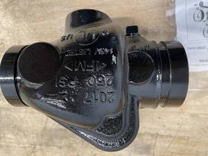 lot 132 image: RASCOReliable Model G Swing Check Valve With 12 Drain, Grooved