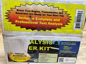lot 160 image: JG Lubricants Oil Analysis Kit